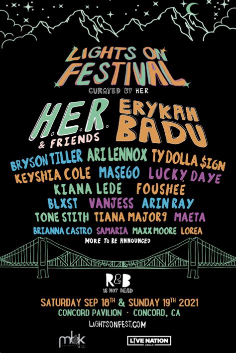 H.E.R.’s massive Lights On Festival moving from East Bay to Peninsula